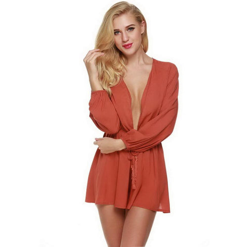 Deep Summer Flare Romper