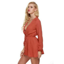 Deep Summer Flare Romper