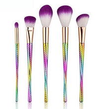 Fish Scale Purple Highlighter Eye Brushes