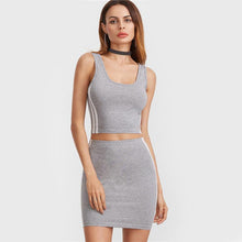 Heather Gray Track Two-Piece Set