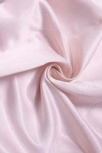 Pink Satin Oversized Bomber Jacket