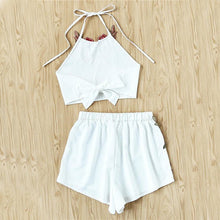 Embroidered Vintage Two-Piece Set