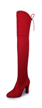 Fire Red Thigh Highs