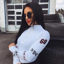 Sexy Letter Print Bodysuit