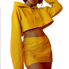 2 Piece Crop Sweater + Fitted Skirt